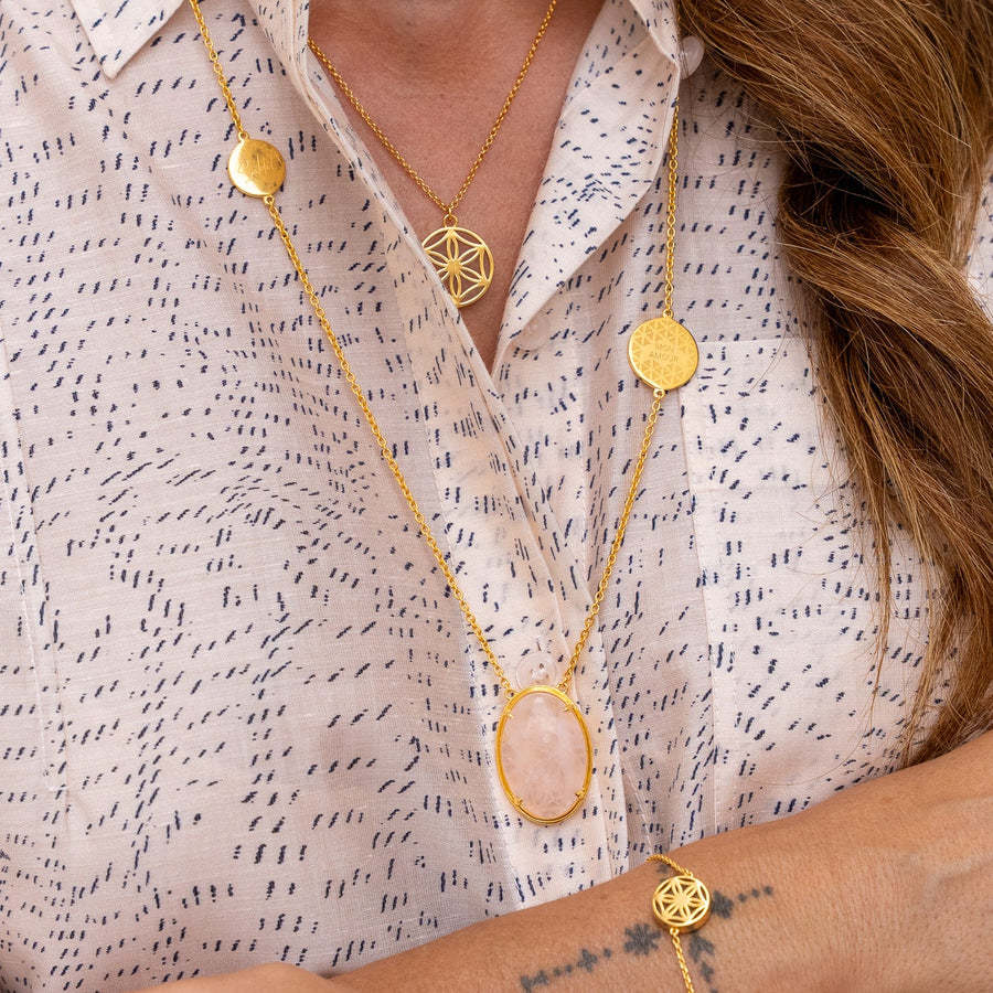 LE SAUTOIR, DEUX Mon amour Or plaqué 18 carats