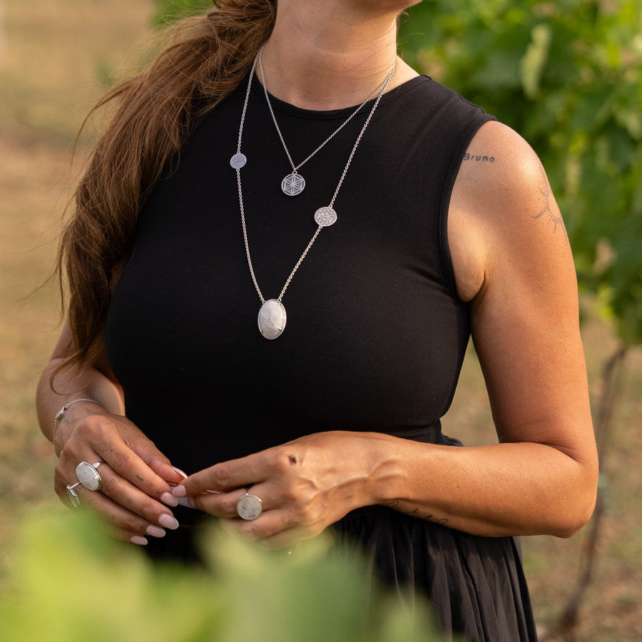 LE SAUTOIR, DEUX Ma Féminité argent