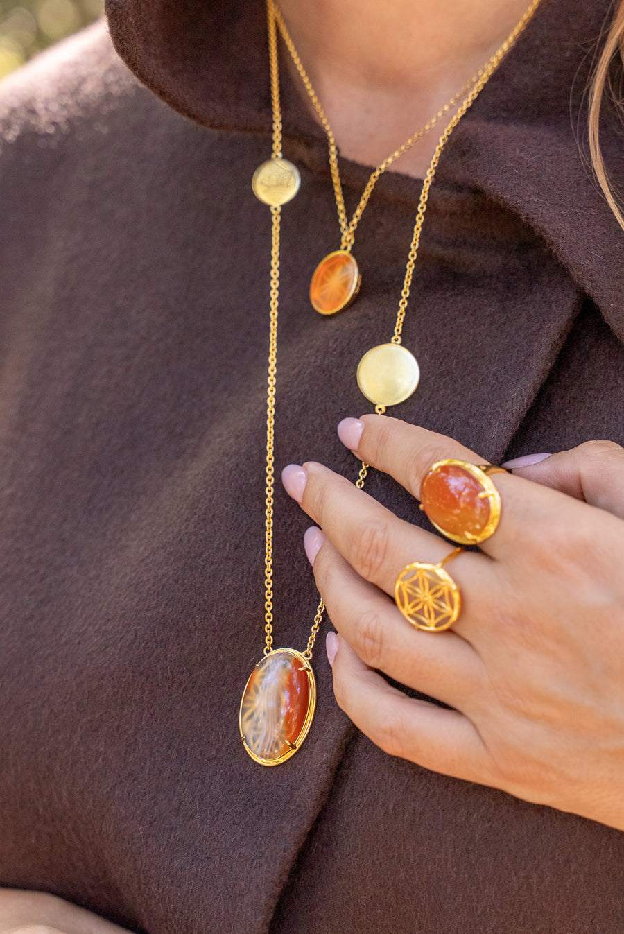 LA BAGUE, UNE Ma persévérance or plaqué 18 carat