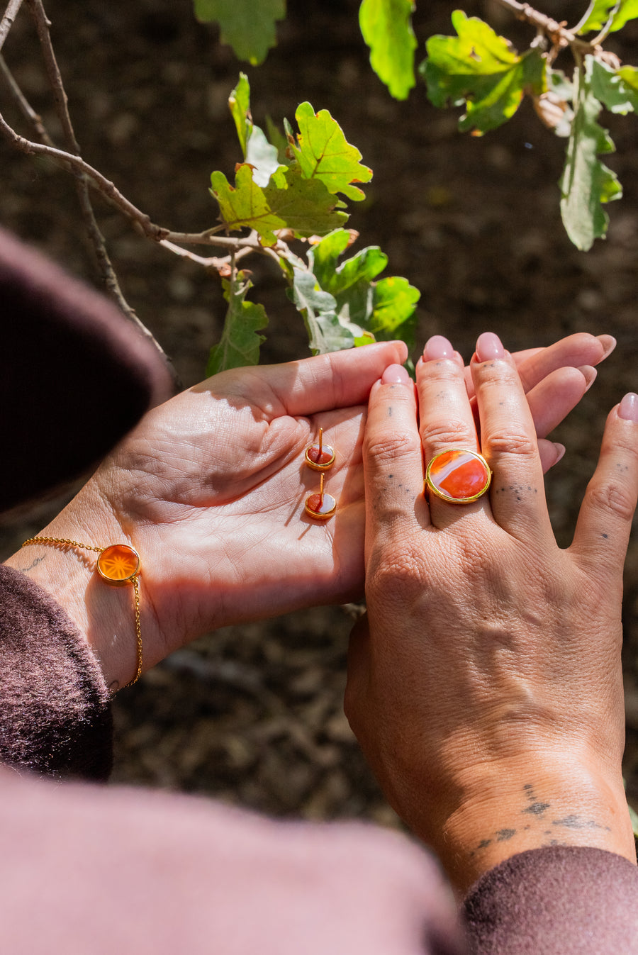 LA BAGUE, SIX Ma persévérance or plaqué 18 carats