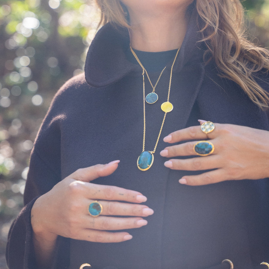 LE SAUTOIR, DEUX Mon Eveil or plaqué 18 carats