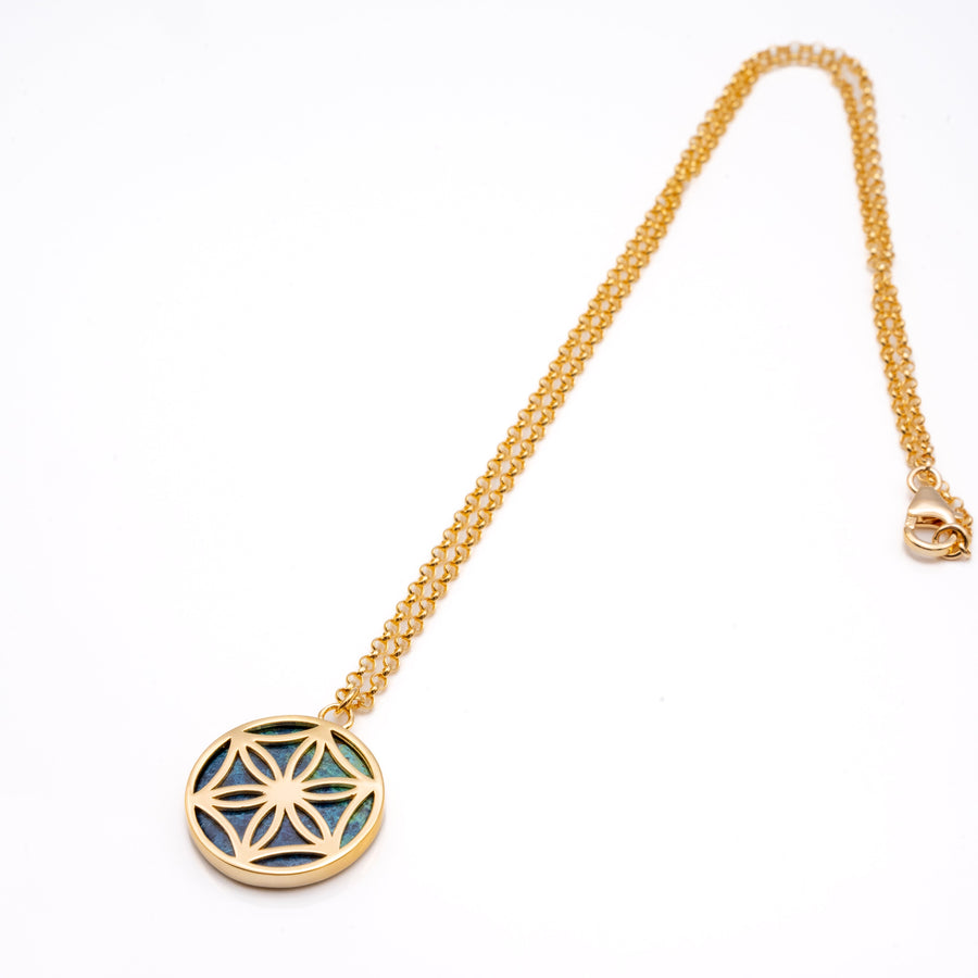 LE MEDAILLON, TROIS Mon Eveil or plaqué 18 carats