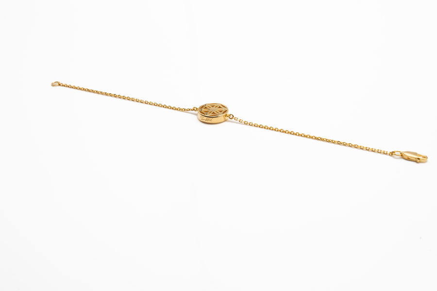Le bracelet HUIT ma protection or plaqué 18 carats