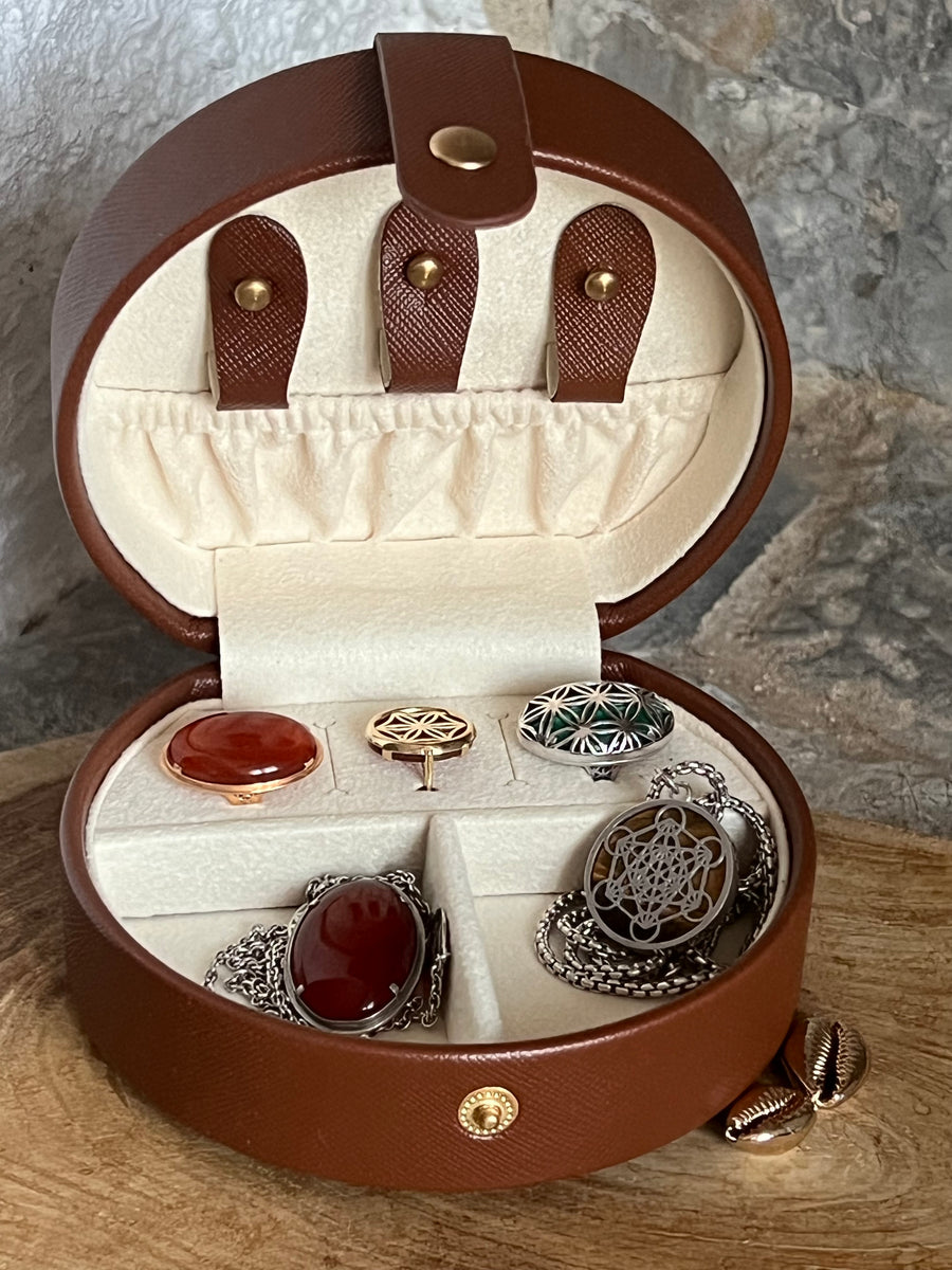 Boîte à bijoux de voyage