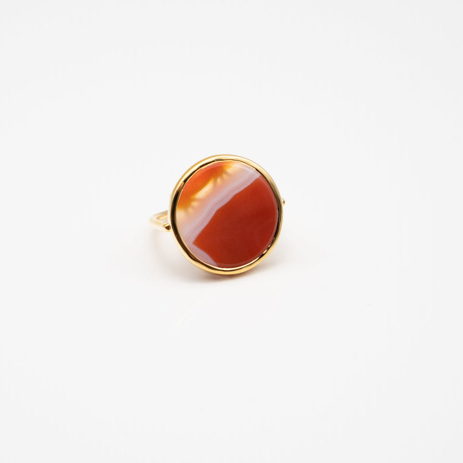 LA BAGUE, SIX Ma persévérance or plaqué 18 carats