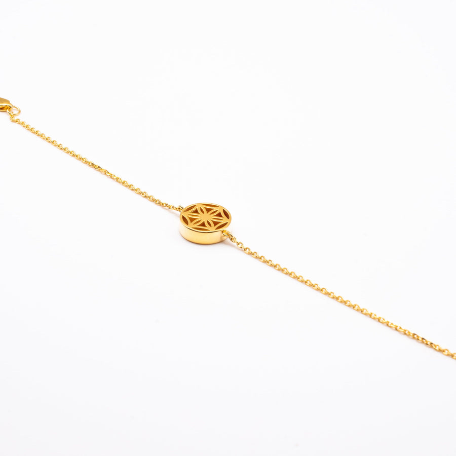 LE BRACELET, HUIT Mon Bonheur or plaqué 18 carats