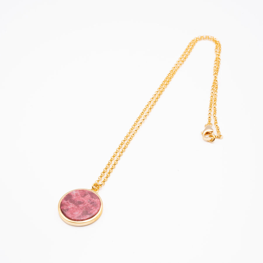 LE MEDAILLON, TROIS Mon Bonheur or plaqué 18carats