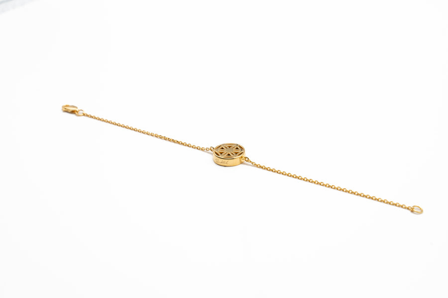 Le bracelet HUIT ma protection or plaqué 18 carats