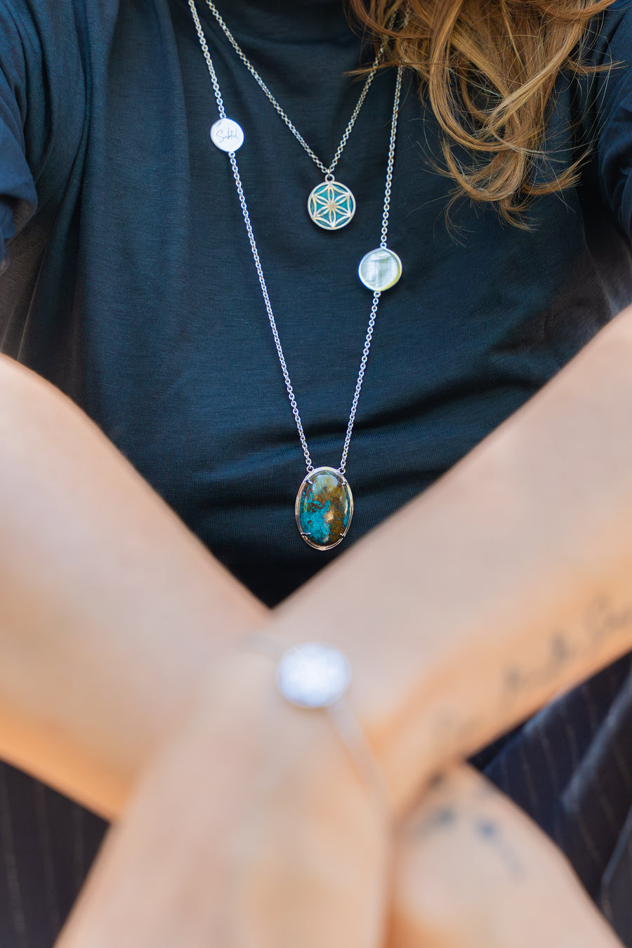 LE MEDAILLON, TROIS Mon Eveil Argent