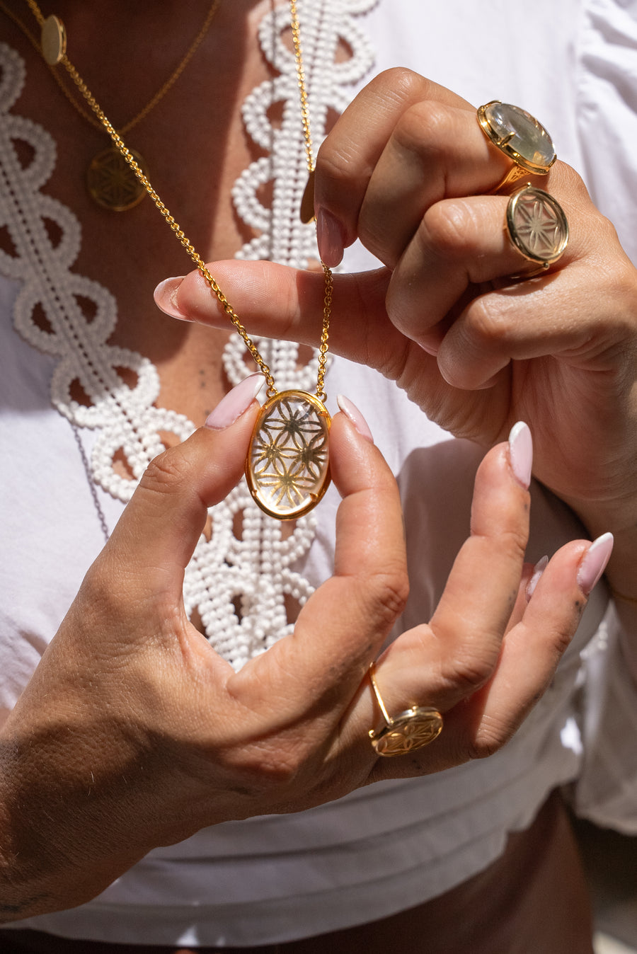 LE SAUTOIR, DEUX Mon Équilibre Or plaqué 18 carats