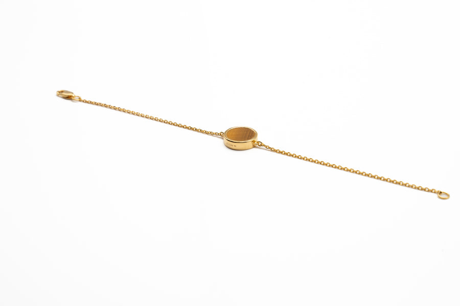 Le bracelet HUIT ma protection or plaqué 18 carats